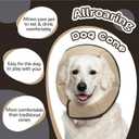 Dog Cone Collar After Surgery, Adjustable Soft Recovery Cone for Small Dogs to Stop Licking, Light-Weight Comfortable Elizabethan Collar for Dogs Anti-Bite Lick Protective Wound (Brown, S)