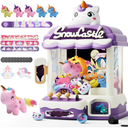 Skirfy Large Claws Machines 12'' for Kids Adults,Girls Unicorns Toys,Candy Grabber Prize Dispenser 15 Stuffeds Toys,Electronic Arcades Game Christmas Thanksgiving Birthday Gifts for Age 6-12