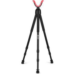 Zeadio Tripod Hunting Rest with High Density Foam Grip, Twist-Style Locking Leg, and Non-Marring V-Yoke Rest Head for Outdoor Activities