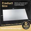 KickFry Cold Rolled Steel Plate 24" x 12"Mild Steel Sheet Metal Plate (D)