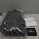 Wulcea Graphene Heated Softshell Jacket for Women 12V Fast Charge 18400mAh Large Capacity (Black)