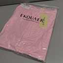 Ekouaer Women 2 Piece Pajama Sets Crew Neck Pjs Soft Short Sleeve Top and Shorts Sleepwear Summer Lounge Set (Pink, M)