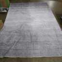 Wonnitar Modern Ombre 6x9 Grey Area Rugs for Bedroom, Washable Large Living Room Rug, Non-Slip Soft Contemporary Stain Resistant Accent Carpet for Dining Room Guest Room (Grey, 6'x9')