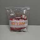 BTFBM Womens Tops Spring Casual Long Sleeve Shirts Button Up V Neck Bohemian Blouses Loose Tunics Vacation Outfits (Small, Red White Floral)