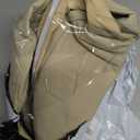 SecosAutoparts Front Driver Side Replacement Bottom Leather Seat Cover Black Compatible with Mercedes Benz CLA 250 2014 2015 (Tan)