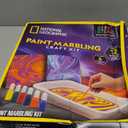NATIONAL GEOGRAPHIC Marbling Paint Kit for Kids - Create 12 Sheets of Marble Art with Paints & Water, Painting Arts and Crafts Kit 