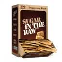 Sugar In The Raw Turbinado Cane Sugar Packets, 200 Ct Box, 1 Pack, Pure, All-Natural Turbinado Sugar, Non-GMO Project Verified, Kosher, Vegan and Gluten Free (EXP 02/05/31)