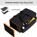 NOELIFE Bag for Ooni Koda 12, Portable Carrying Case with Pockets for Ooni Pizza Oven Accessories, Padded Carry Bag Made of Thickened Fabric, Heavy-Duty and Water Resistant (Oven Not Included)