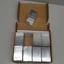 8 Pcs 2" Square Tube Connector, 2 Way L Square Tubing 90 Degree Corner Joint for Fence Rail