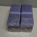 Ultra PRO 3" x 4" Clear Regular Toploaders for Cards with Card Sleeves Bundle Standard Size 200ct Trading Baseball Toploader Card Sleeve Protectors