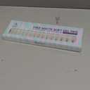 BTArtbox Extra Short Coffin Fake Nails - 320pcs Short Nail Tips Pre-shape Half Matte Soft Gel Tips, Full Cover Clear Acrylic False Nails fot Nail Extension Home DIY Nail Salon