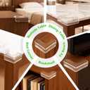 2 x Baby Corner Protector Corner Protector Baby Furniture Corner Protection Transparent Cover Sharp Furniture and Table Top Edges with Adhesive 16 Pack(L-Shaped)