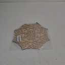 Bnesi Wooden DIY Floral Rangoli Mat Easy to Use or to Fill Rangoli Template Rangoli Decorative Boards for Indian Traditional Festival New Year Decor (Wood, Floral)