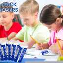 3 x 6 Pack Pencil Erasers, Large White Erasers for School, Art Erasers for Kids Drawing Bulk