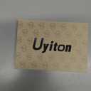 Uyiton Compatible with iPhone 17 Pro Max Camera Lens Protector - [Not Easy to Break][Strong Adsorption][Case-Friendly] Metal Tempered Glass Rear Camera Screen Cover - Deep Blue