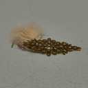 BABEYOND Womens 1920s Headband Flapper Feather Headpiece with Chain Roaring 20s Gatsby Themed Party Hair Accessory (Champagne Gold)