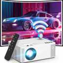 TMY Native 1080P Projector with WiFi and Bluetooth, Outdoor Movie Projector (with wifi)