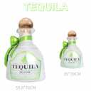 6Pcs Tequila Balloons/Tequila Party Decorations for Green Bow Lime Balloons/Margs and Matrimony Bachelorette/Gimme One Margarita Themed Decor/Moo Moos and Margaritas Party Decorations