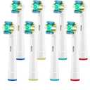 Toothbrush Replacement Heads Refill for Oral Electric Toothbrush Pro 1000 Pro 3000 Pro 5000 Pro 7000 Vitality Floss Action,6  Count with Covers
