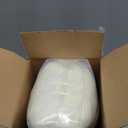 KSIIA Orthopedic Dog Bed Dog Crate Bed Waterproof for Large Dogs Deluxe Plush Washable Pet Mat with Egg Crate Foam & Removable Cover, 35 x 22 Inch, Gray (Light Grey)