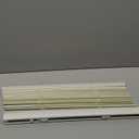 CHICOLOGY Zebra Blinds, Roller Window Shades, Blinds for Windows, Roller Shades for Windows, Window Shades for Home, Window Shades, Pull Down Shades for Windows, 22" W X 72" H, Basic Arctic