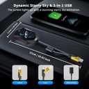 3-in-1 Wireless CarPlay Adapter, Android Auto Adapter USB A/C, Plug & Play Converter for Wired Carplay to Wireless, Fits for Cars from 2017+ & for iPhone iOS 10+ Android 11+