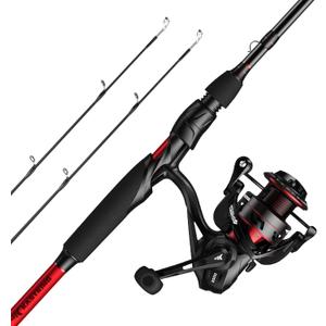 KastKing Royale Legend II Twin Tip Fishing Rod and Reel Combo, 2000 Reel, 6'9''- ML Rod