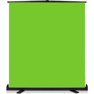 Yesker Upgrade Green Screen 73.2x77.5 inch Wider 180cmx 196cm Background Collapsible Chromakey Photo Backdrop Portable Pull Up with Aluminium Base Wrinkle-Resistant Fabric for Video Studio Live Game