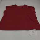 Cicy Bell Womens Cap Sleeve Cotton Tank Tops Summer Casual Loose Fit T Shirts Crew Neck Basic Tee, Size: M