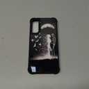 Compatible with Samsung Galaxy S23 Case,Flexible Shock-Absorbing Silicone TPU Silicone for Samsung Galaxy S23 Farewell Skeleton Butterfly Under The Black Moonlight Pattern