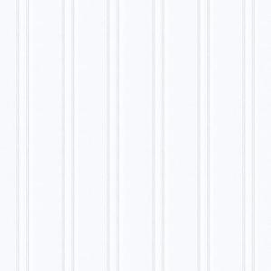 ReWallpaper 17.5in x 23ft Removable Vinyl Faux Beadboard Peel and Stick Prepaste Wallpaper Liner Self Adhesive Contact Paper Faux Wainscoting Panels Peel and Stick Wallpaper for Bathroom Kitchen Walls