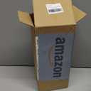 Amber Glass Mouthwash Dispenser for Bathroom, 16 OZ Mouthwash Dispenser with Pour Spout and Acacia Wood Cup Holder and Tray, Mouth Wash Bottle Container for Kitchen Bathroom Decor and Accessories