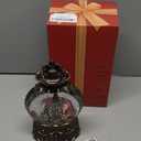 Snow Globe with Santa Claus, Light Up Christmas Snow Globes with Music Timer - USB Plug or Battery Operated Glitter Globe Indoor Christmas Decorations