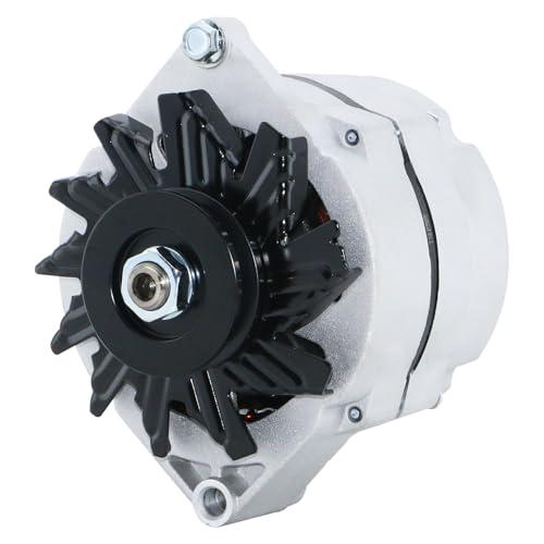 1 Wire GM Alternator New Self Exciting High Output 105A 10SI SBC BBC for Chevy ADR0335 334-2114 ADR0325 7127-SE105 400-12340 20-102-7