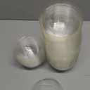 Restaurantware LIDS ONLY: Sustain 3.5 Inch Cold Cup Lids 25 Disposable Dome Lids For Cups - Cups Sold Separately Fits 9 12 16 20 And 22 Ounce Cups Clear PLA Plastic Lids Built-in Straw Hole