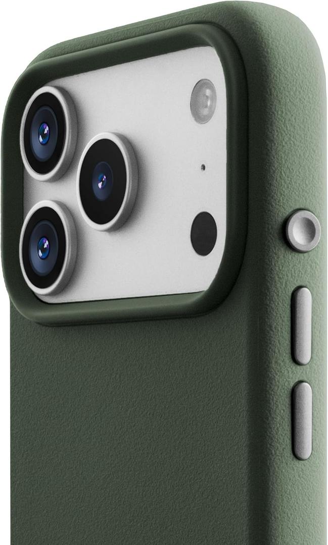TineeOwl Case for iPhone 17 Pro Max  MagSafe Compatible, Aluminum Buttons, Camera Control & Rounded Action Button, Slim Textured TPU, Minimalist  DuneX Series (Sage Green)