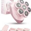 Electric Razors for Women: 2-in-1 Electric Shaver Trimmer for Ladies Flawless Legs & Full Body & Bikini - Waterproof Wet Dry Shaver w/LED Light & Travel Cap - Birthday Gifts for Wife Her