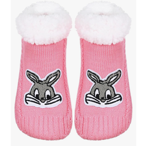 ZYZX Animal Fuzzy Slipper Socks for Women with Grips Winter Cozy Knit Cute Fuzzy Socks Non Slip Sherpa lining Fluffy House Grips Socks Gifts