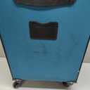 U.S. Traveler Rio Lightweight Soft side Rolling Carry-on Suitcase, 2-Wheel Set, Teal