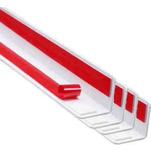 Wall Corner Protector, Self-Adhesive Wall Corner Guards, 1.58" W x 35.4" LDurable Wall Corner Furniture Stairs Baby Guard Edge Protector, White, 4 Pieces