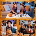 2 x 24PCS Halloween Mini Gnome Ornaments, Suitable for Halloween Party Small Gifts, Birthday Gifts Boys and Girls, Classroom Rewards,Candy Bags Collectible Animals Figurine Doll