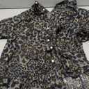 RoseSeek Men's Retro Leopard Button Down Shirts Collared Short Sleeve Summer Shirt Y2K Tops XXL