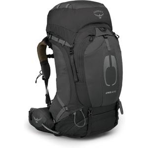 Osprey Atmos AG 65L Men's Backpacking Backpack, Black, L/XL, Large-X-Large