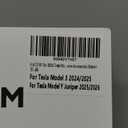 For New Tesla Model Y Juniper 2025 2026 & Model 3 Highland 2024-2026 Screen Protector [No Glare & Anti-Fingerprint] Tempered Glass with Auto-Align Touchscreen Accessories Front & Rear (Matte)