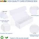 Trading-Card Storage Box, 8-Pack 600 Count Corrugated Cardboard Storage with dividers & labels for TCG/Magic/Mtg storage and Collection, 10.4 INCH Horizontal