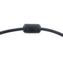 20Pcs Clip-on Ferrite Ring Core Ferrite Bead RFI EMI Noise Suppressor Cable Clip for 3mm/ 5mm/ 7mm/ 9mm/ 13mm Diameter Cable, Black