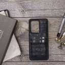 Venito Capri Snap On Leather Wallet Case Compatible with Samsung Galaxy S20 Ultra - Extra Secure with Padded Back Cover & RFID Protection (Black Crocodile)