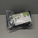 2 x UIRWAY Fire Pit Cover 44 Inch Round, Waterproof Outdoor Fire Pit Cover, 600D Heavy Duty Oxford Fabric Firepit Cover with PVC Coating, Strong Tear & Windproof Patio Fire Pit Table Cover, Black