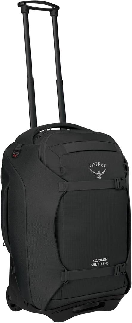 Osprey Sojourn Shuttle 22"/45L Wheeled Duffel Bag, Black