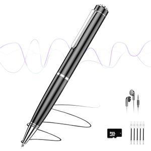 72GB Digital Voice Recorder, Audio Recorder with 25H Battery Life, Playback & Voice Activation Recording Device, Voice Activated Recorder with AI Noise Reduction for Lectures/Meetings/Interviews